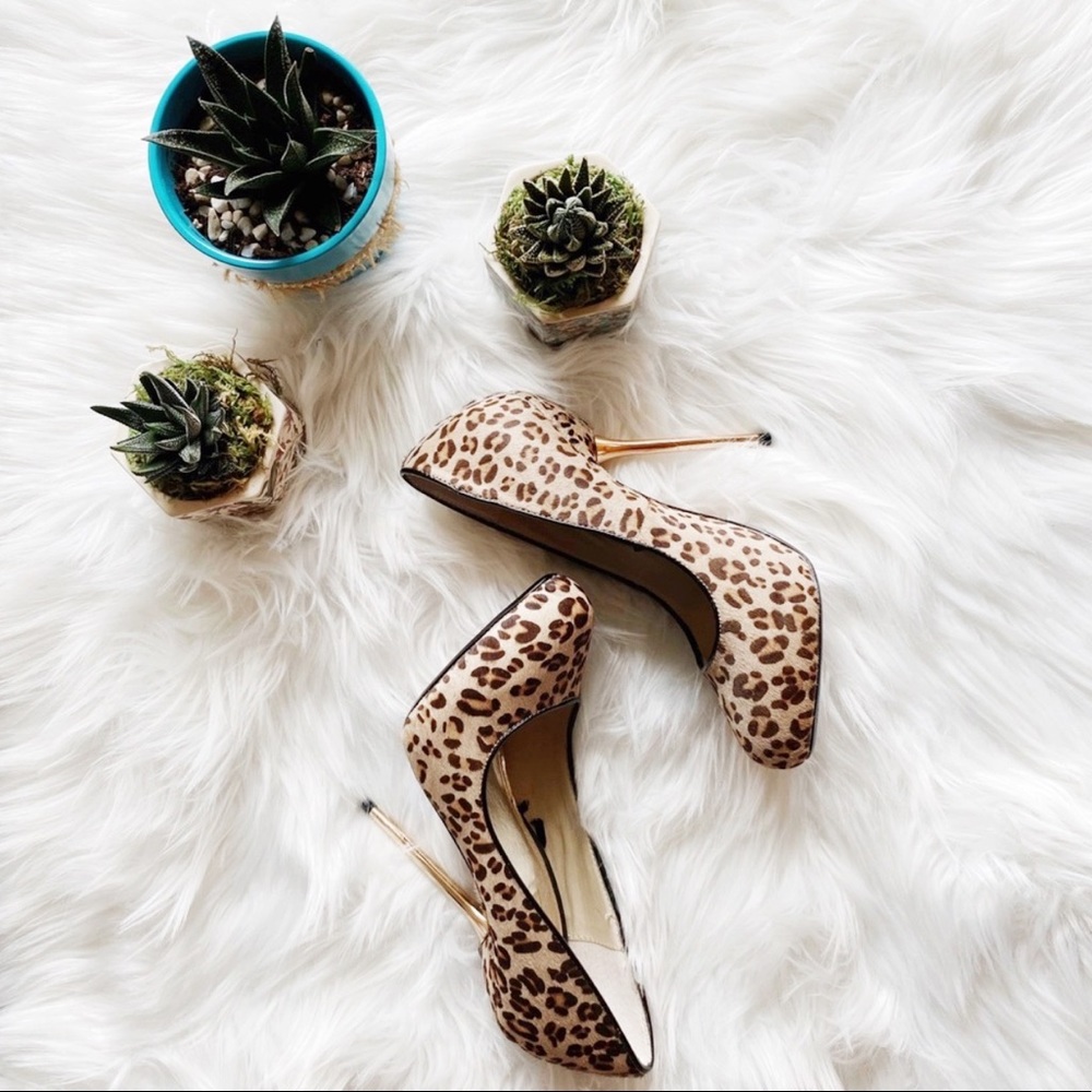 Wild Pair Leopard Stilleto Heels
